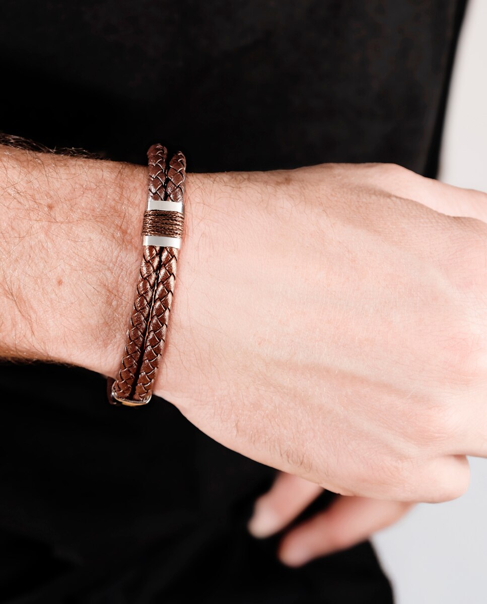 Pulseira Lotus Style Ls2529-2/2 Urban Man com Acabamento Brilhante Castanho-2