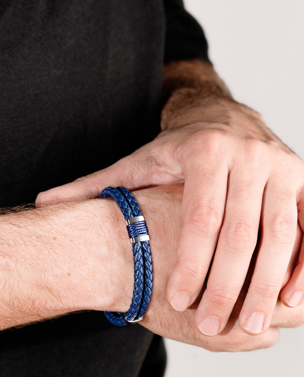 Pulseira Lotus Style Ls2529-2/3 Urban Man com Acabamento Brilhante Azul-2