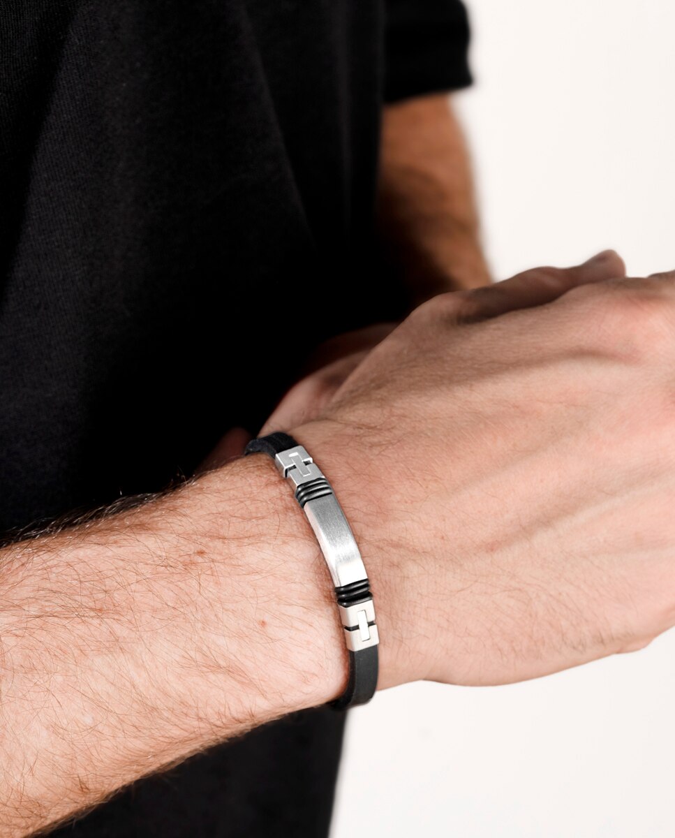 Pulseira Lotus Style Ls2539-2/1 Silent Impact Prata-2