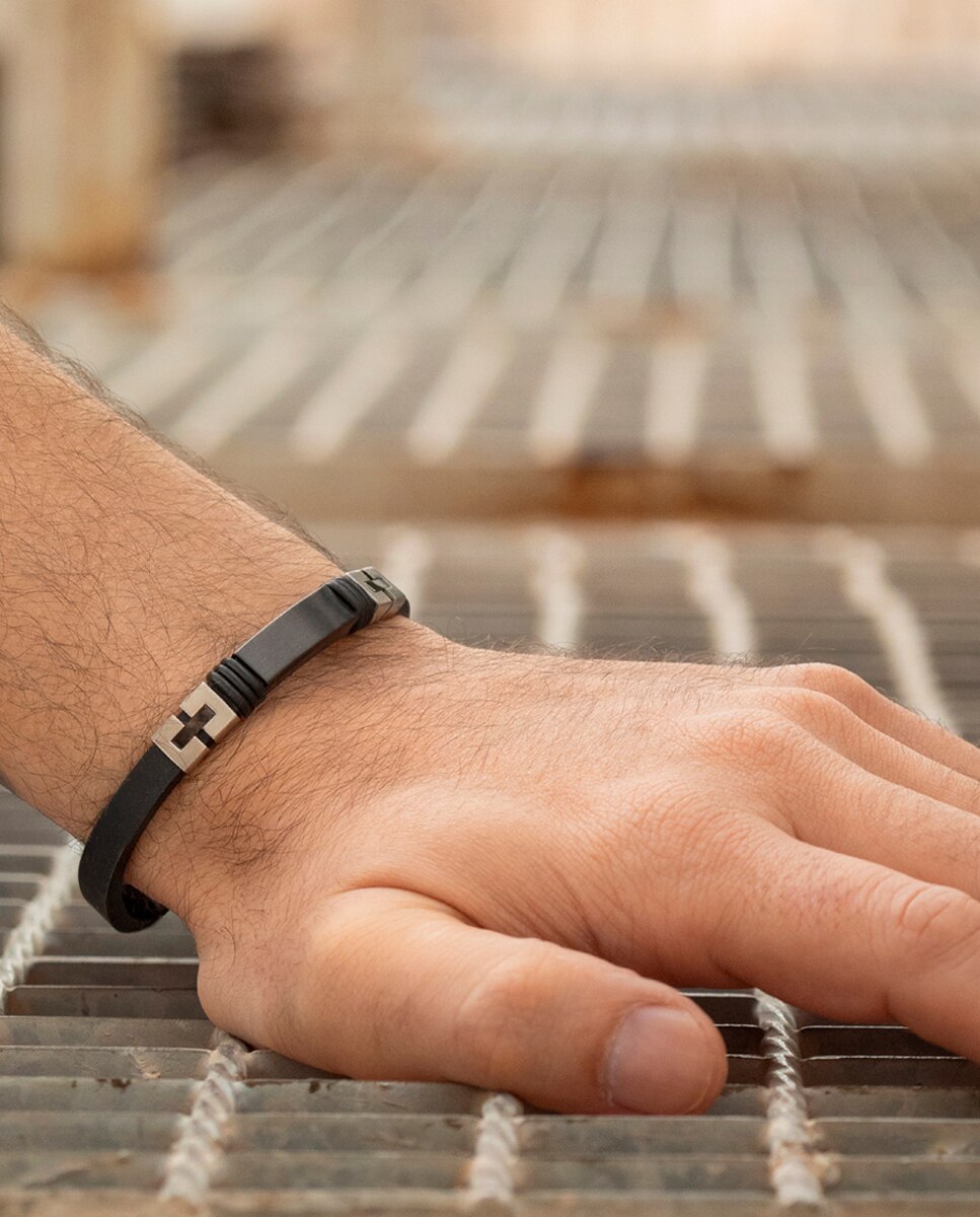 Pulseira de Homem Lotus Style Ls2539-2/2 Silent Impact Preto-2