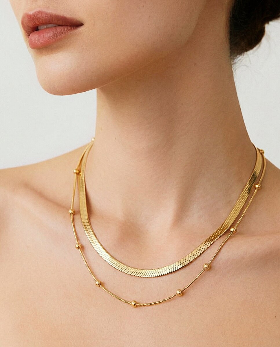Colar Lotus Style Ls2557-1/2 Urban Woman com Acabamento Brilhante Ouro-2