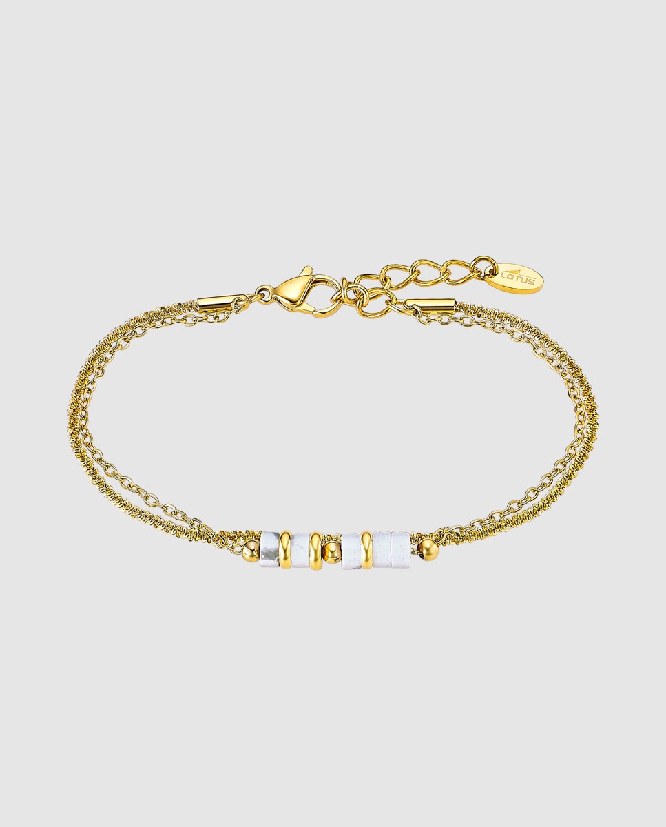 Pulseira de Corrente Lotus Style Ls2561-2 1 Essentials com Acabamento Brilhante Castanho-1