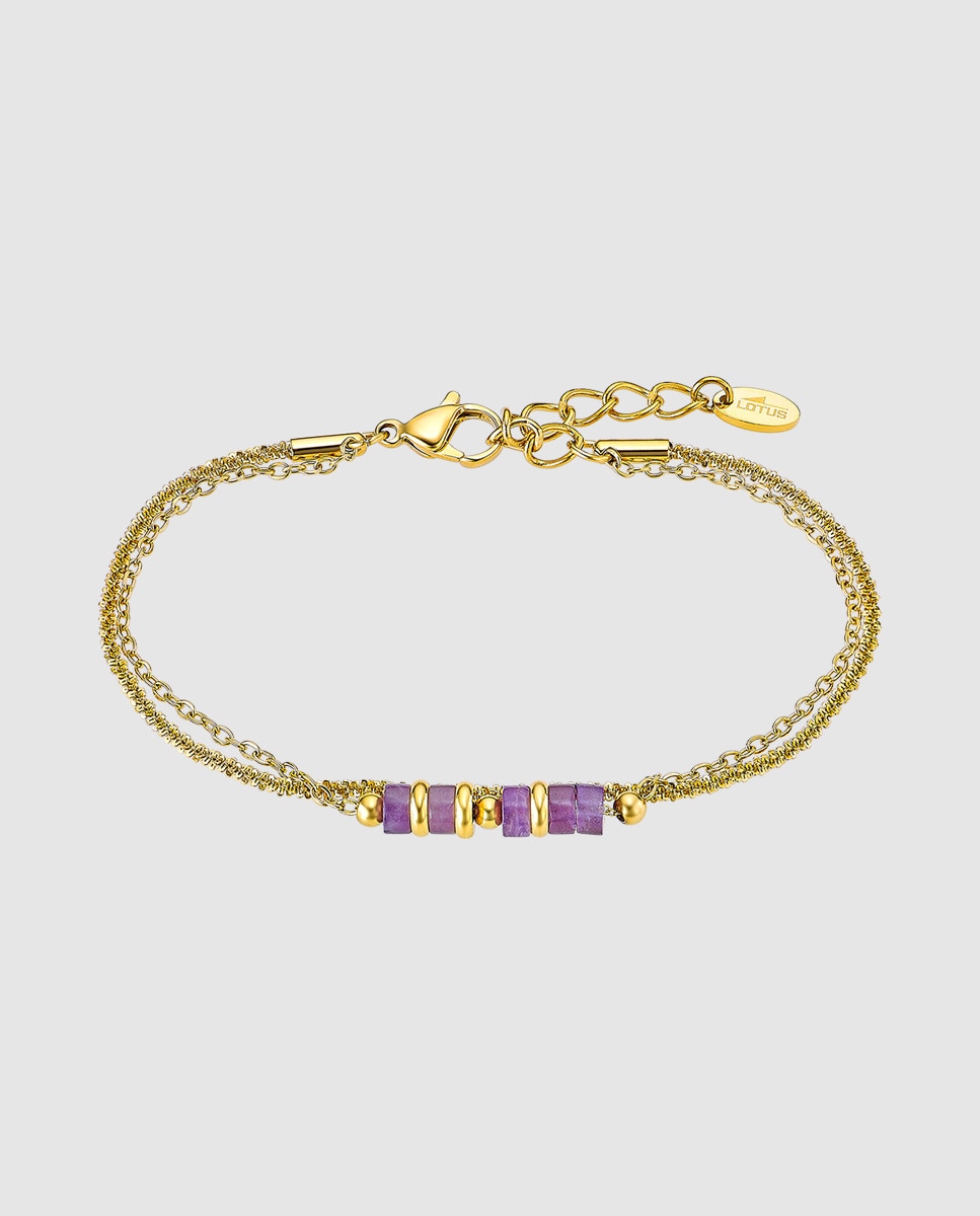 Pulseira de Corrente Lotus Style Ls2561-2 2 Essentials com Acabamento Brilhante Ouro-1