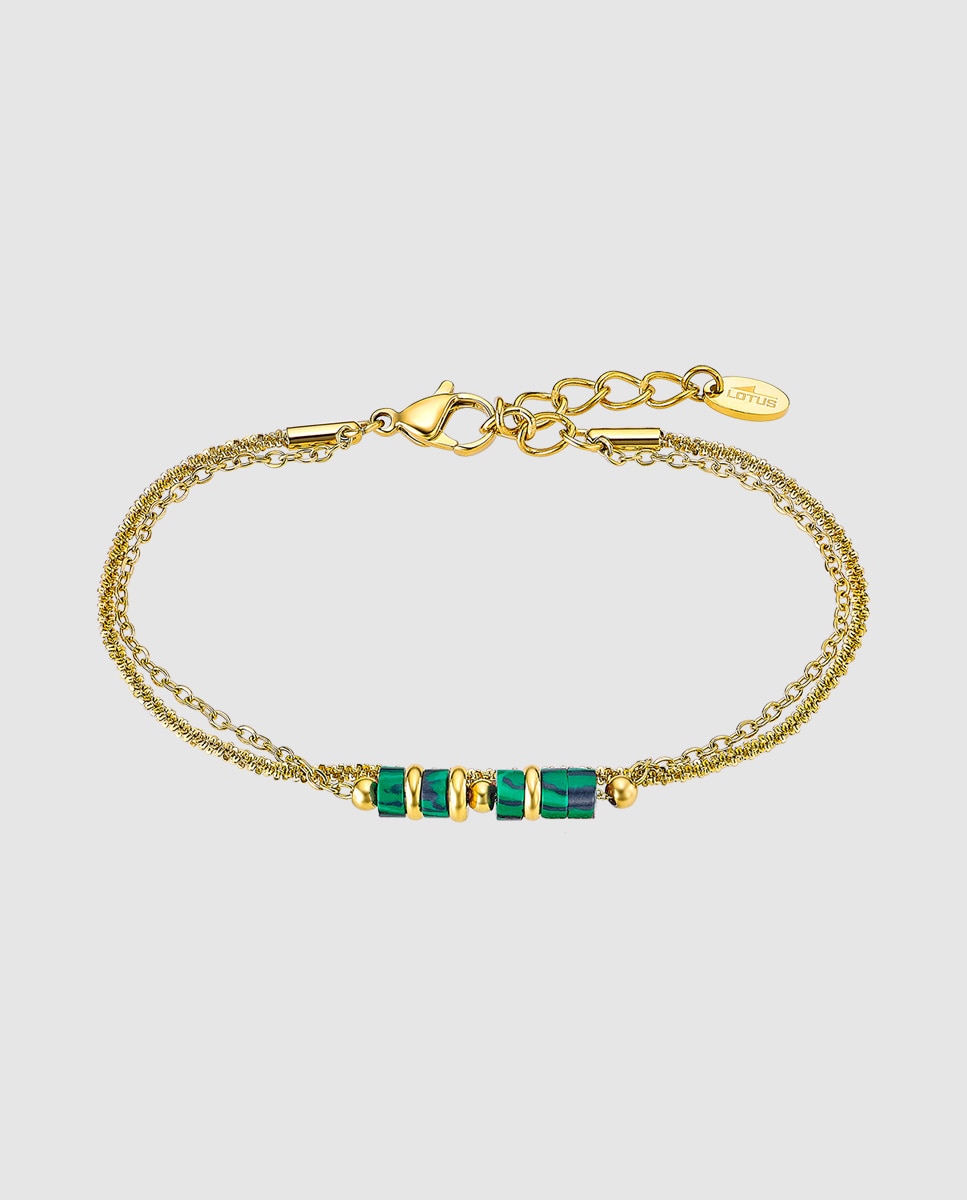Pulseira de Corrente Lotus Style Ls2561-2 3 Essentials com Acabamento Brilhante Castanho-1