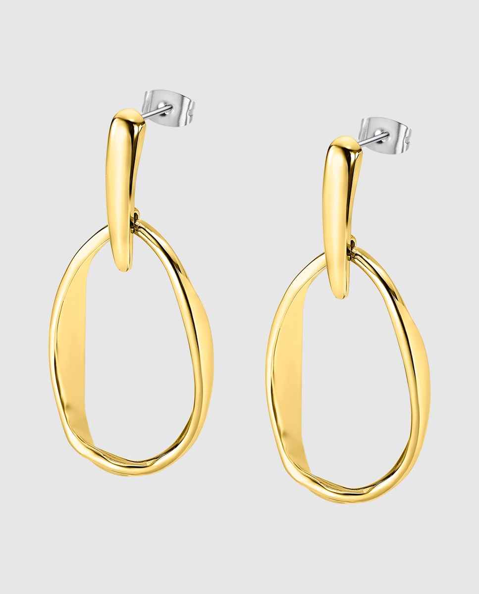 Brincos Lotus Style Ls2565-4/2 Urban Woman com Acabamento Brilhante Ouro-1