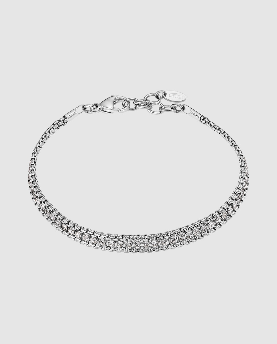 Pulseira de Corrente Lotus Style Ls2568-2 1 Iconic com Acabamento Brilhante Prata-1