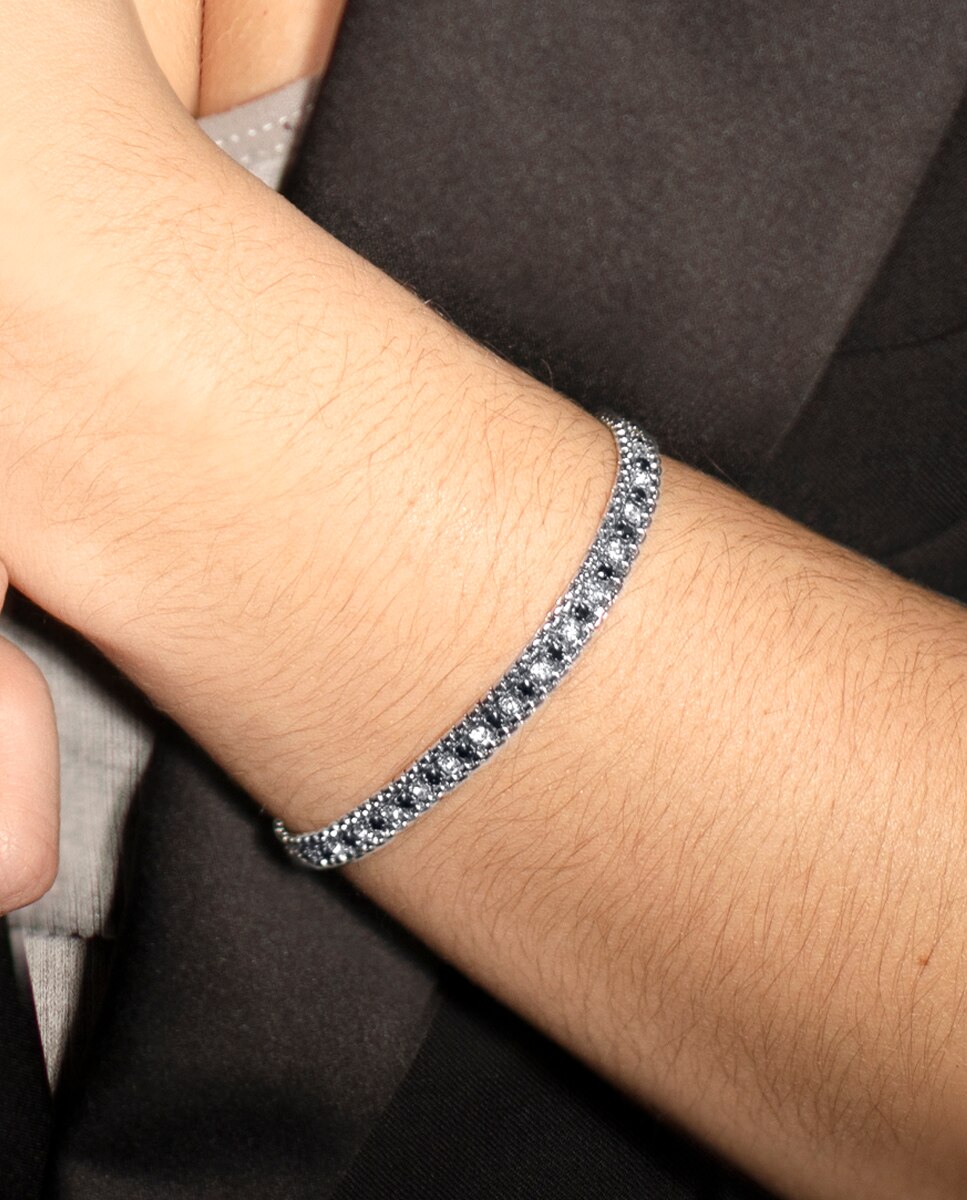 Pulseira de Corrente Lotus Style Ls2568-2 3 Iconic com Acabamento Brilhante Prata-2