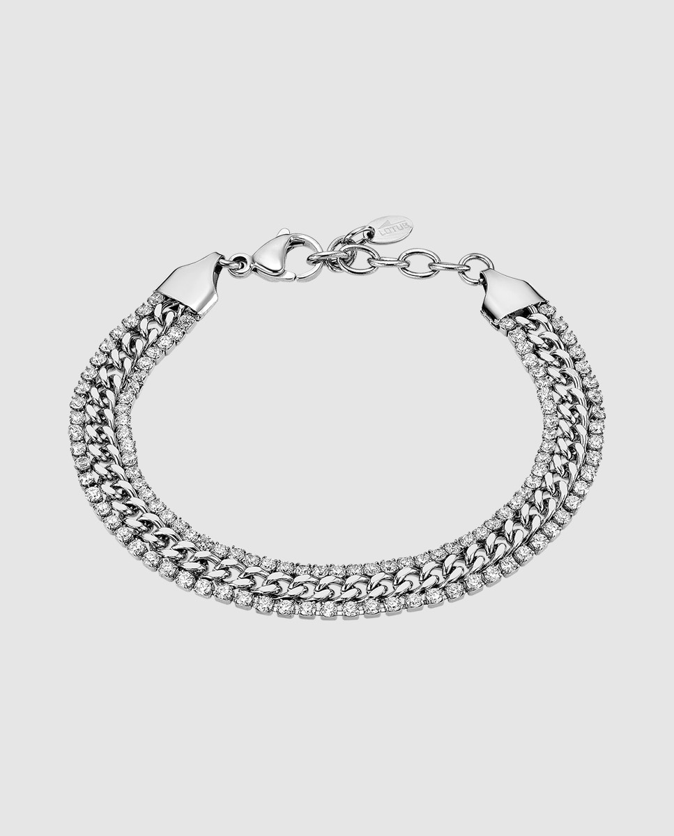 Pulseira de Elos Lotus Style Ls2569-2 1 Iconic com Acabamento Brilhante Prata-1