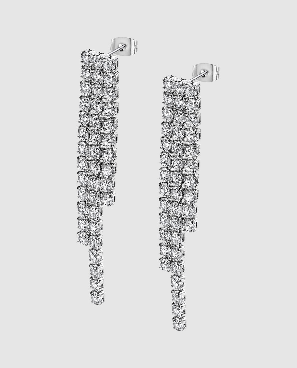 Brincos Lotus Style Ls2573-4/1 Iconic com Acabamento Brilhante Prata-1