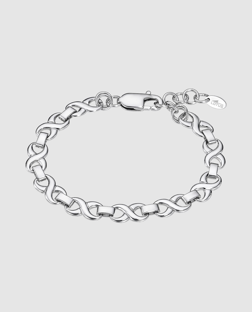 Pulseira de Elos Lotus Style Ls2578-2 1 Urban Woman com Acabamento Brilhante Prata-1