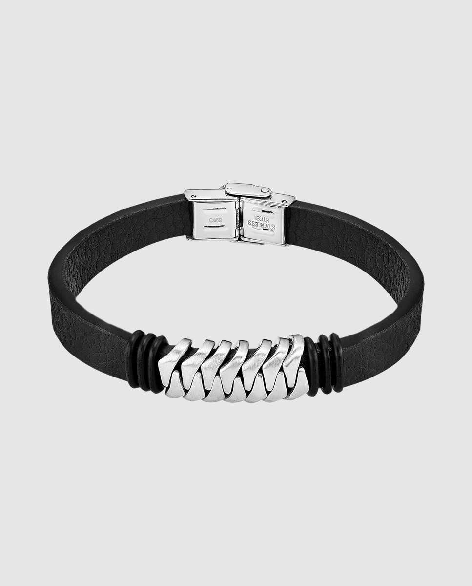 Pulseira Lotus Style Ls2588-2/1 Iron Road com Acabamento Mate Prata-1