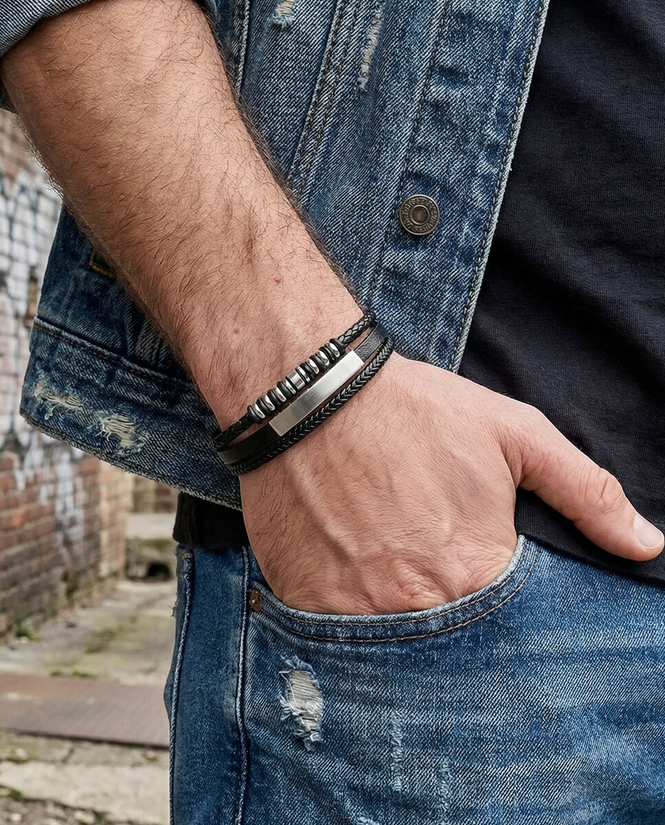 Pulseira Lotus Style Ls2592-2/1 Iron Road Prata-2