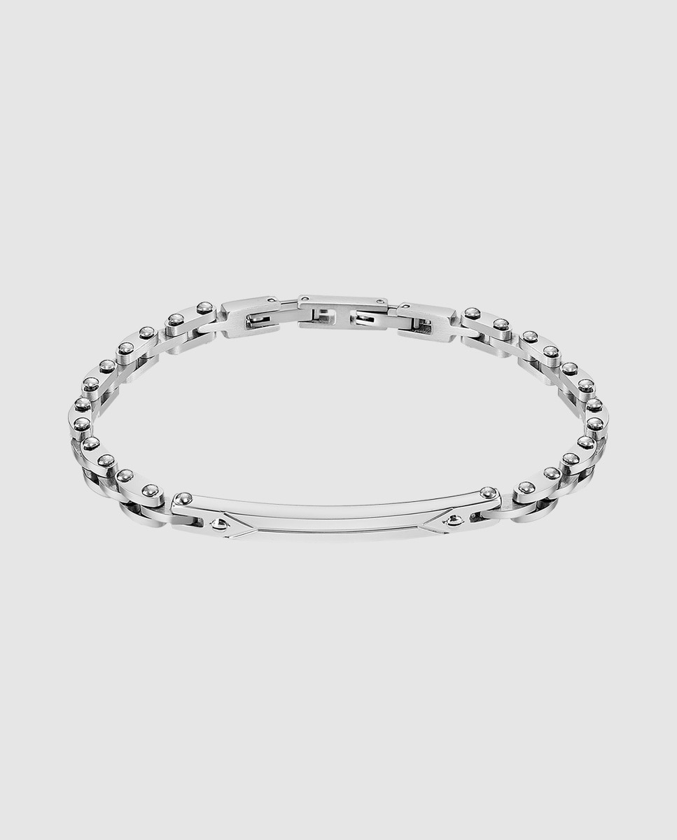 Pulseira Lotus Style Ls2595-2/1 Urban Man de Aço Inoxidável com Acabamento Brilhante Prata-1