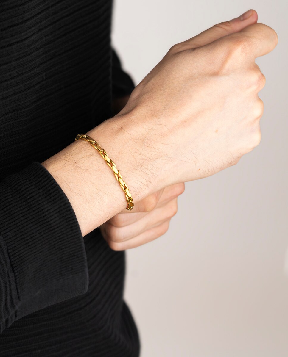 Pulseira Lotus Style Ls2598-2/2 Urban Man com Acabamento Mate Ouro-2