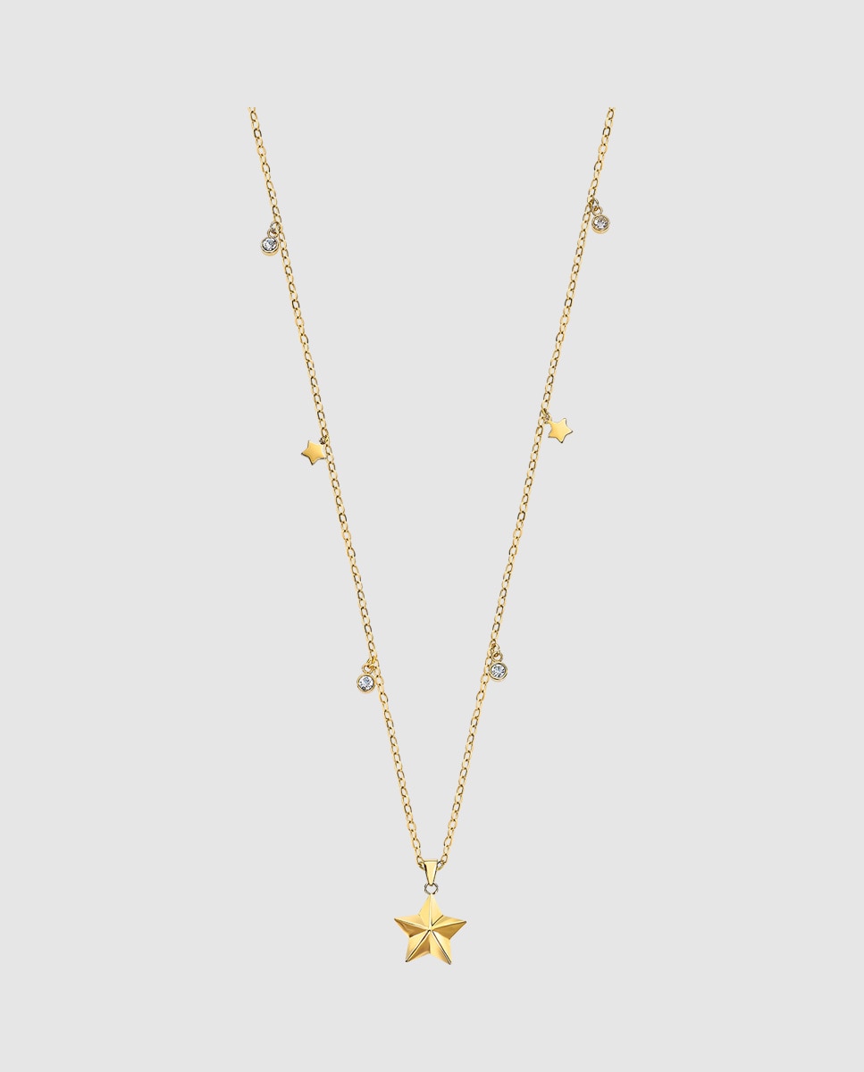 Colar Lotus Style Ls2599-1/2 Essentials com Acabamento Brilhante Ouro-1
