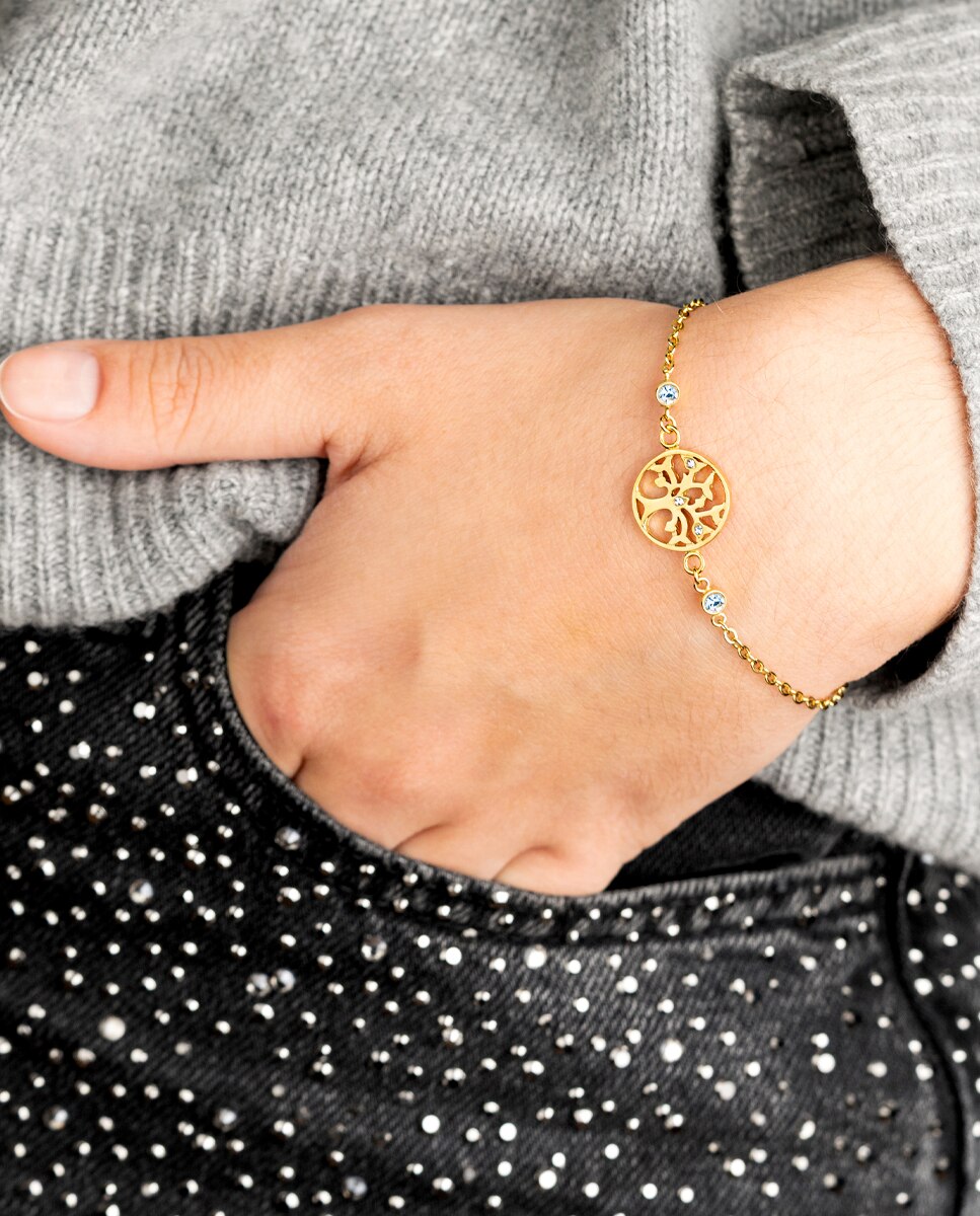 Pulseira de Corrente Lotus Style Ls2600-2 2 Essentials com Acabamento Brilhante Ouro-2