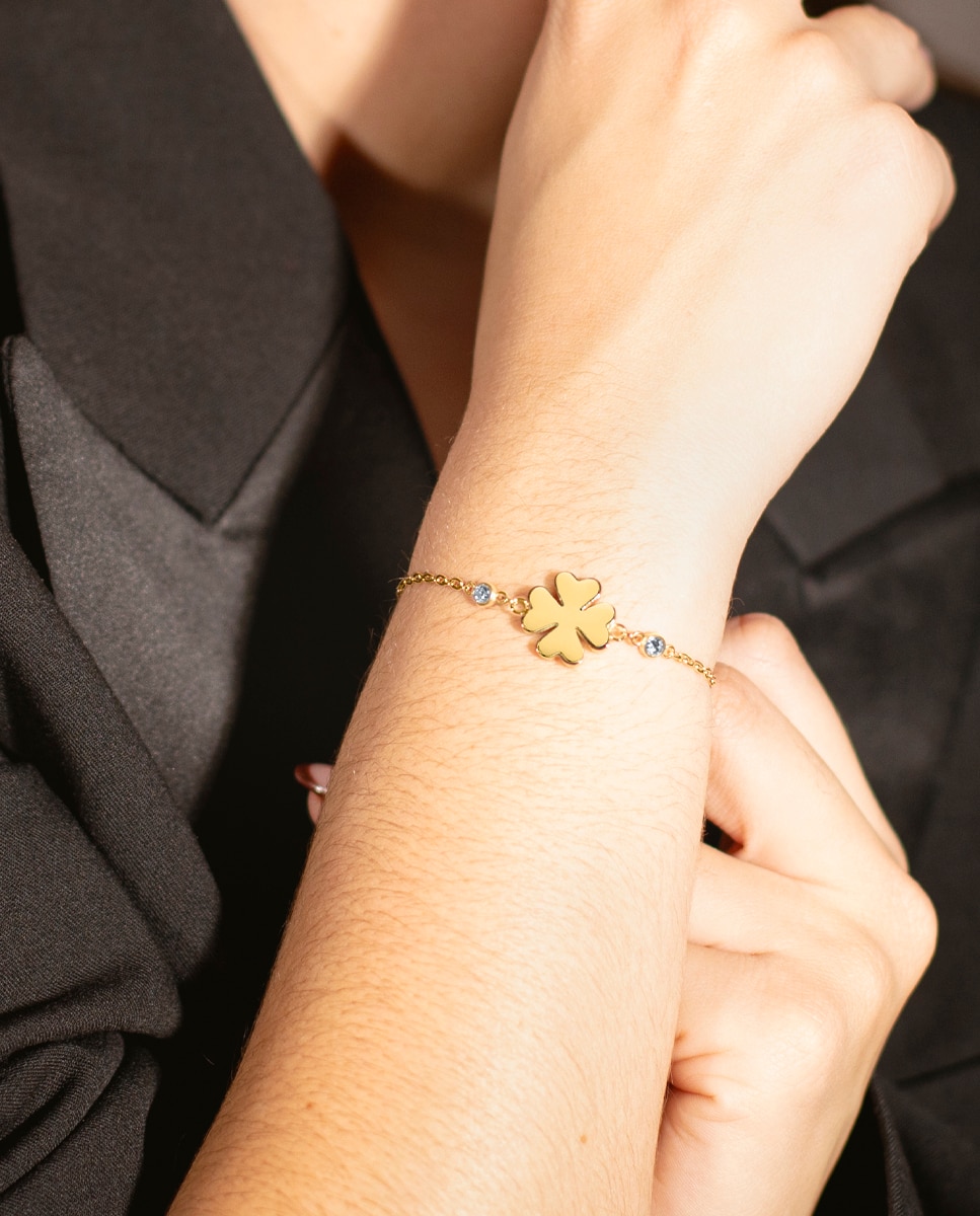Pulseira de Corrente Lotus Style Ls2601-2 2 Essentials com Acabamento Brilhante Ouro-2