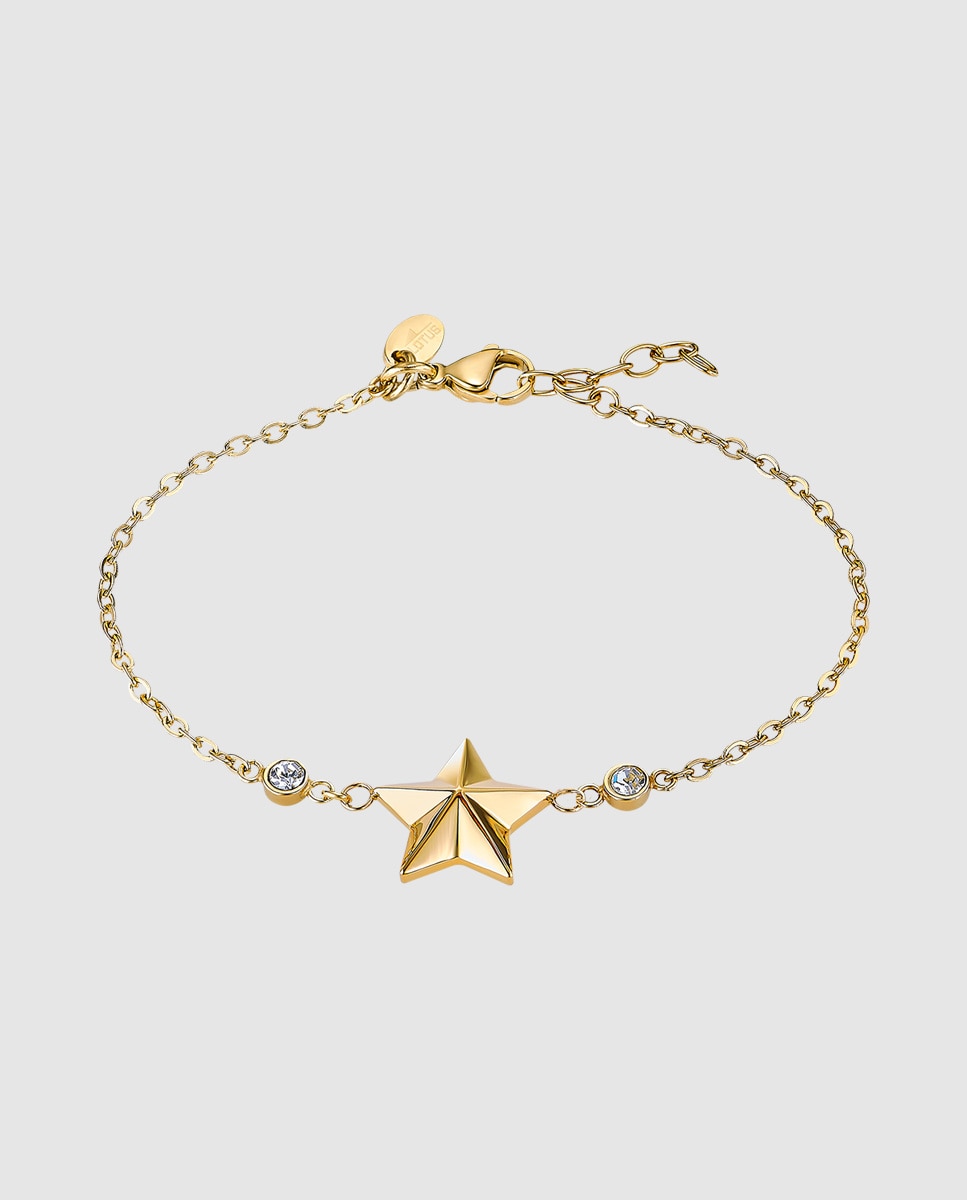 Pulseira de Corrente Lotus Style Ls2599-2 2 Essentials com Acabamento Brilhante Ouro-1