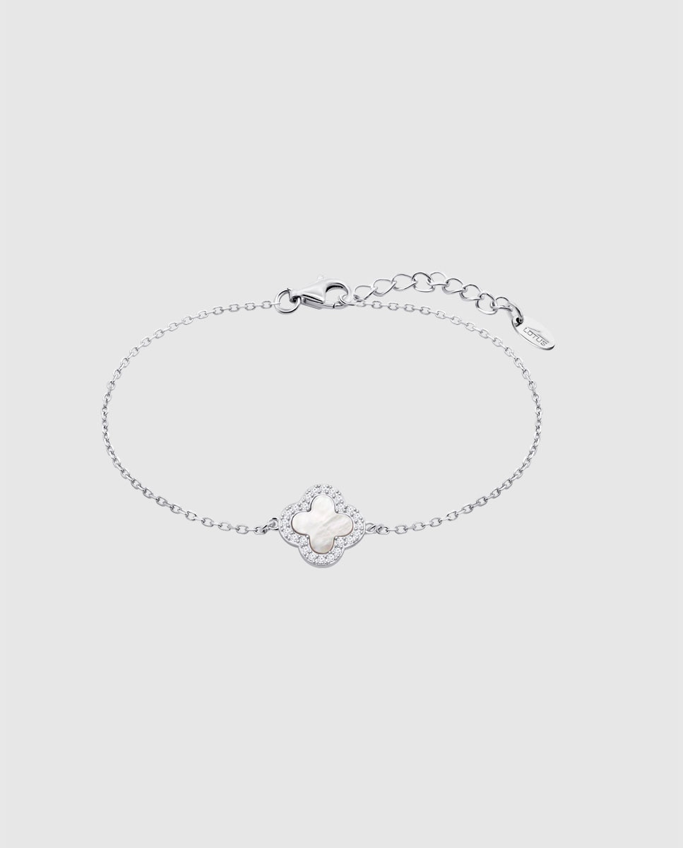 Pulseira Lotus Silver Lp3927-2 1 Trendy de Prata com Acabamento Brilhante e Zircónios Prata-1