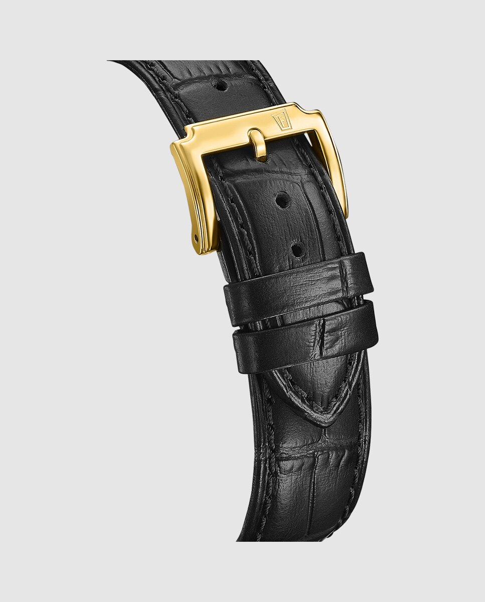 Relógio Analógico F20099 1s Swiss Made Special Edition de Pele em Preto Preto-5