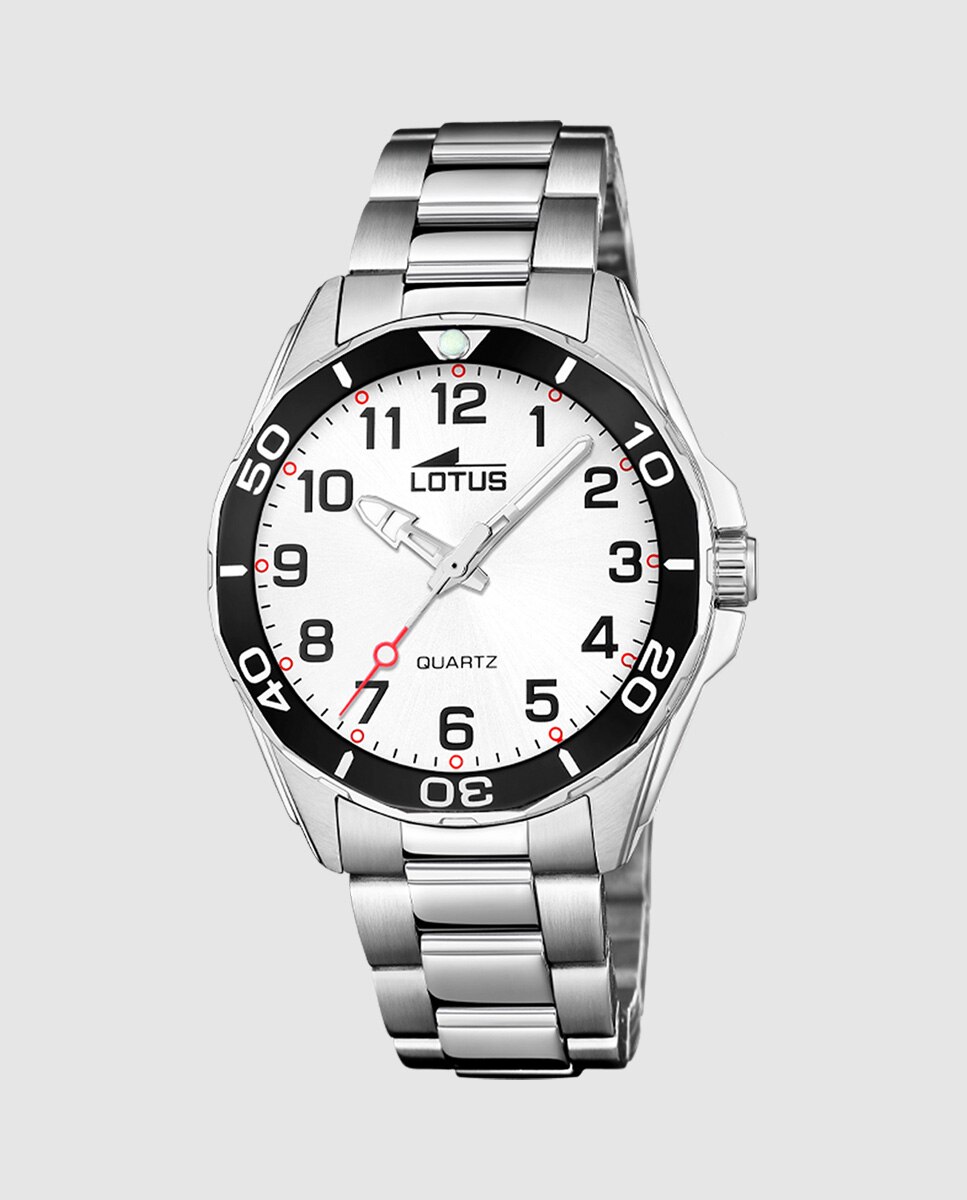 Relógio Infantil 18860/4 Junior Collection de Aço Prateado com Pulseira de Oferta Prata mate-2