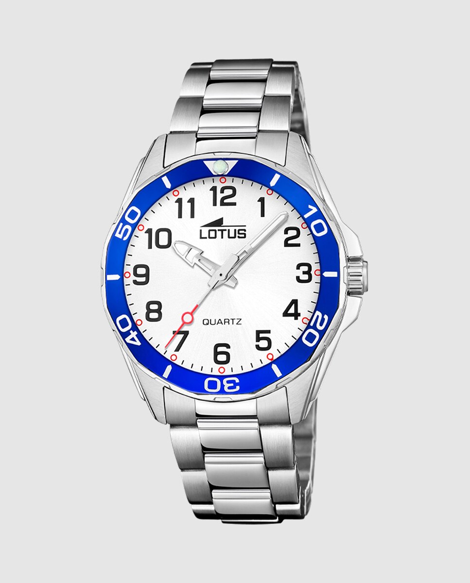 Relógio Infantil 18860/3 Junior Collection de Aço Prateado com Pulseira de Oferta Prata mate-2