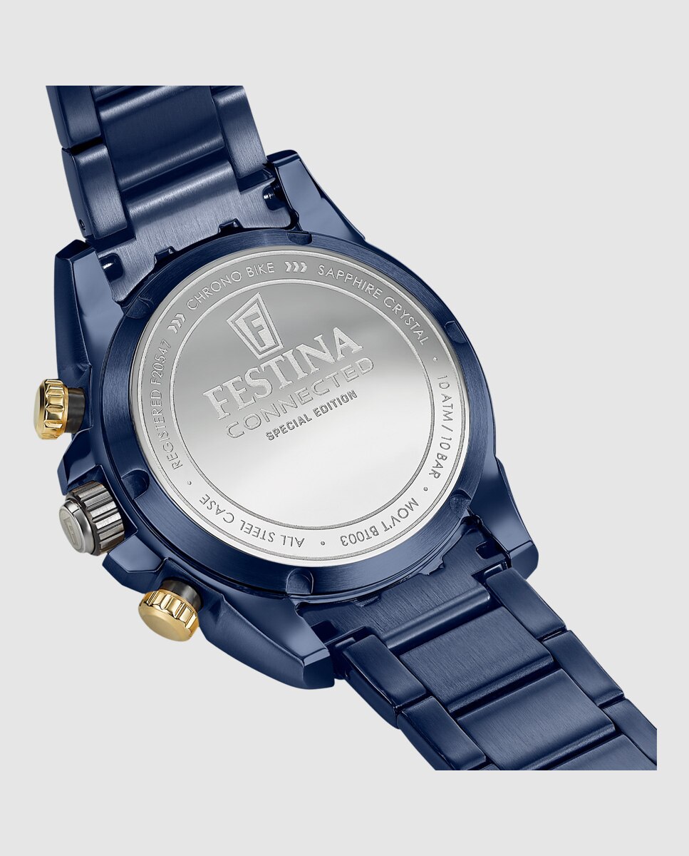 Smartwatch F20547 2 Connected de Aço Azul-3