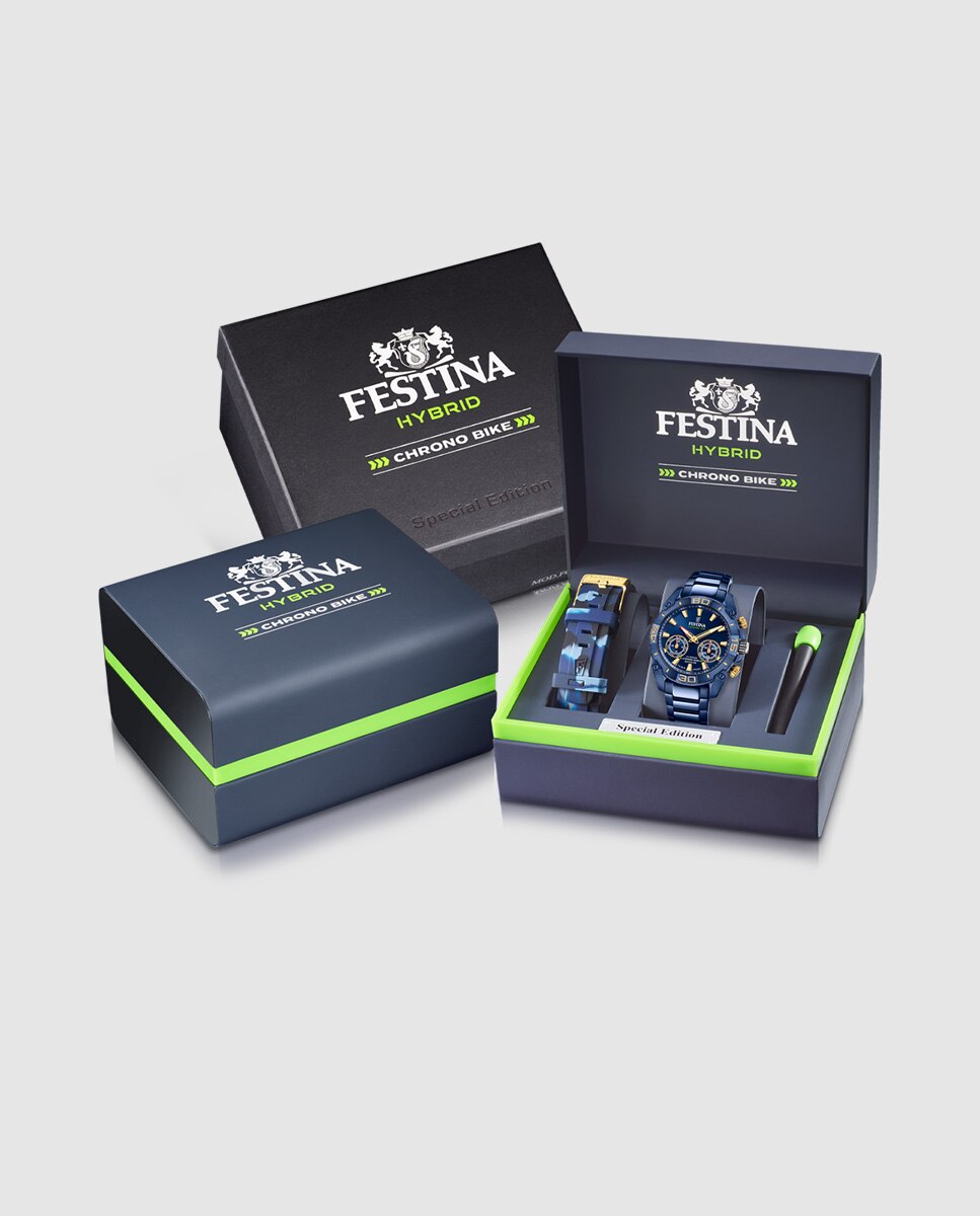 Smartwatch F20547 2 Connected de Aço Azul-5
