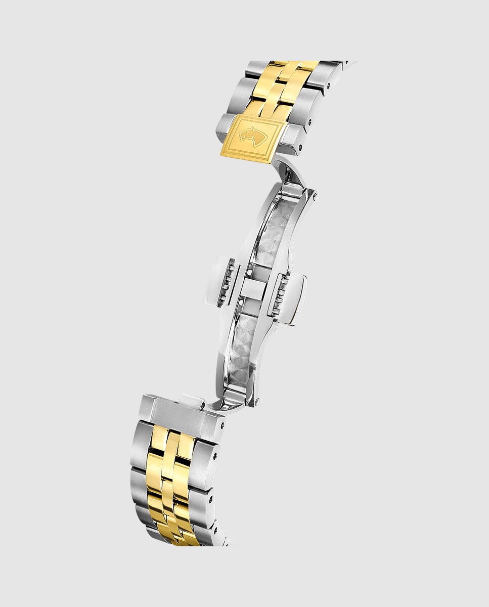Relógio J995/5 Swiss Made Automático de Aço Multicolor com Bracelete Adicional de Presente Multicolor-4