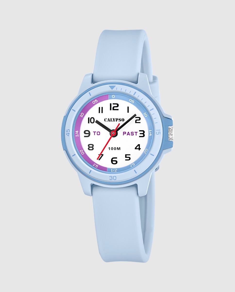 Imagem 0 de Relógio Analógico K5881 2 My First Watch de Borracha Azul