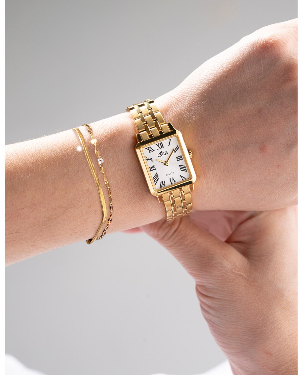 Relógio 19009/7 2gether em Aço Dourado com Pulseira de Aço de Oferta Ouro-4