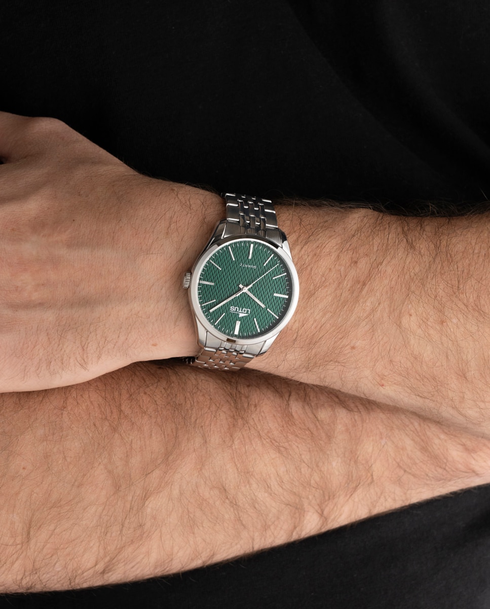 Relógio 19064 3 Minimalist de Aço Prateado Prata-2