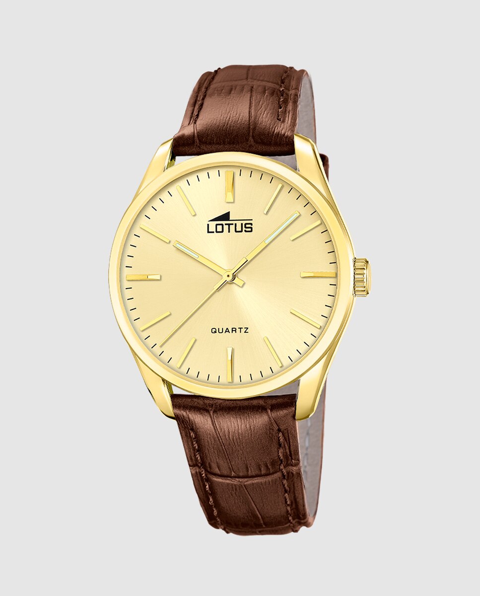 Relógio 19067 1 Minimalist de Pele em Azul Azul-1
