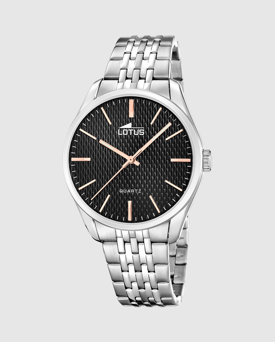 Relógio 19064 4 Minimalist de Aço Prateado Prata-1