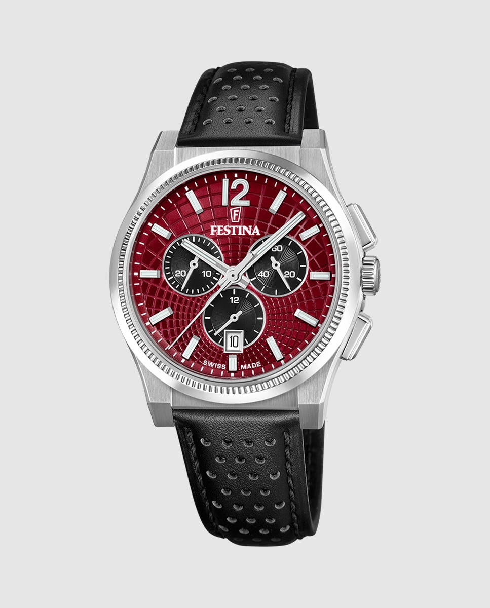 Imagem 0 de Relógio F20060/5 Rive Collection de Pele em Preto