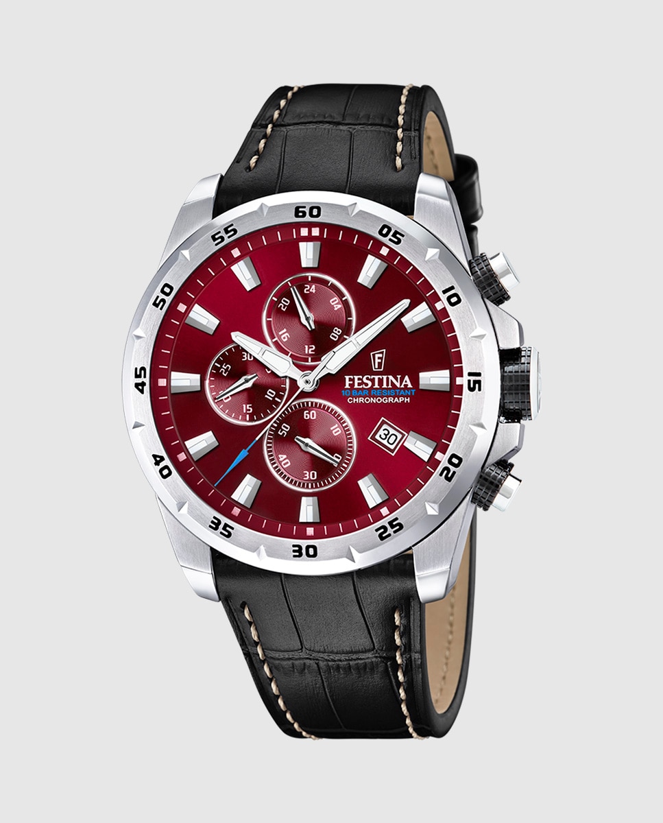 Imagem 0 de Relógio F20692/5 Timeless Chronograph de Pele em Preto