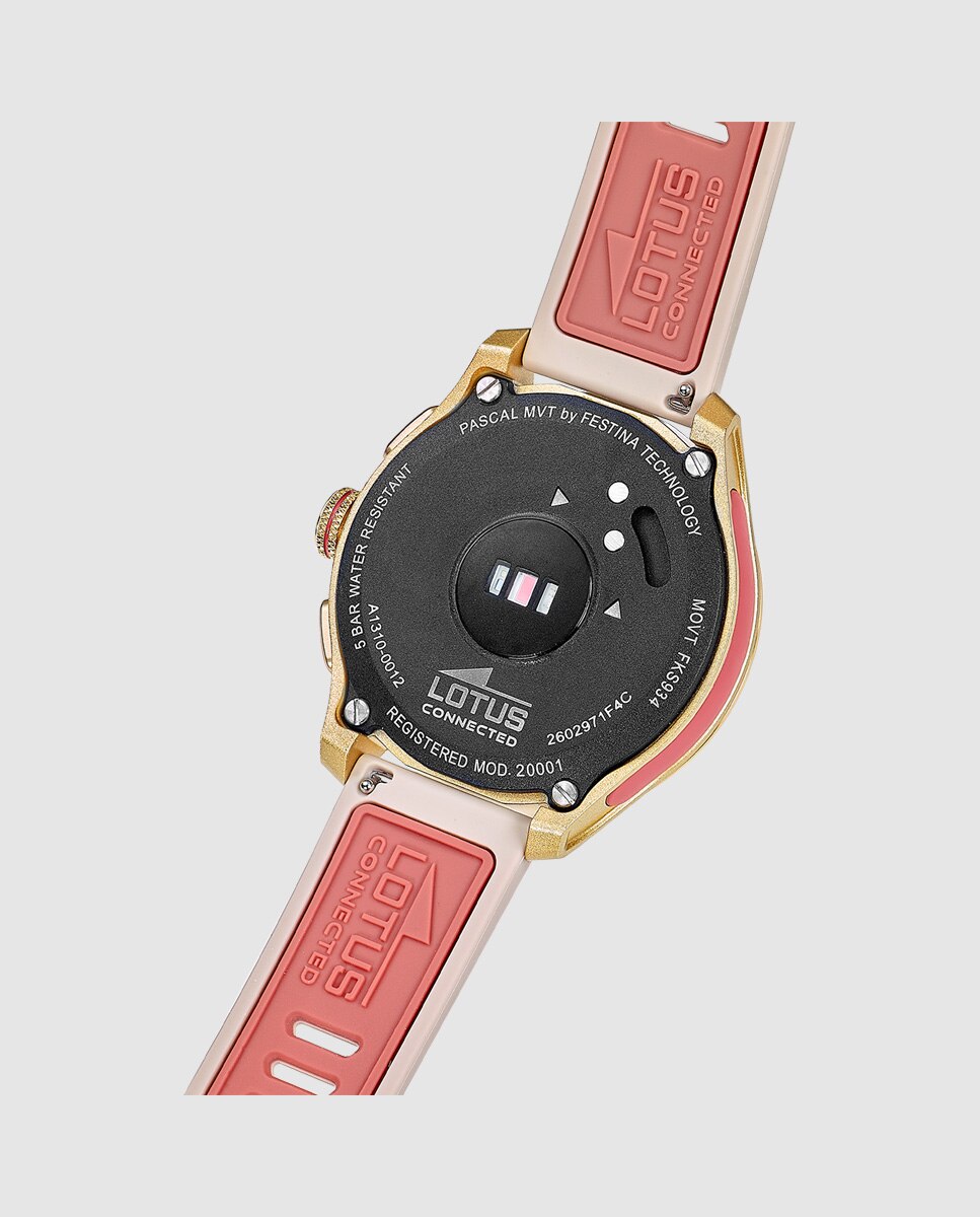 Relógio Smartwatch Unissexo 20001/2 Connected Full D de Borracha em Castanho Castanho-4
