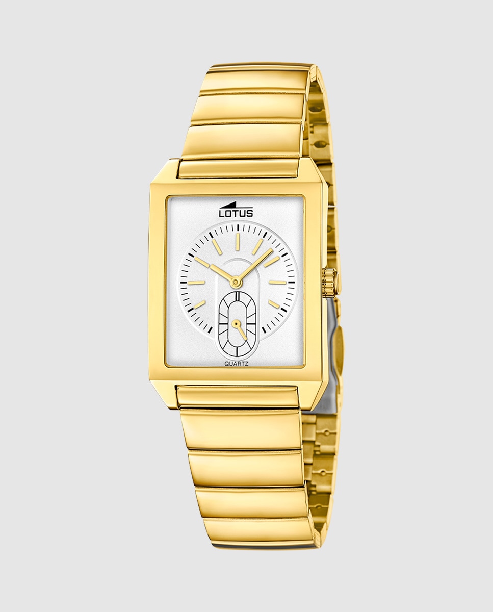 Imagem 0 de Relógio 19077/1 Square Series de Aço Ouro