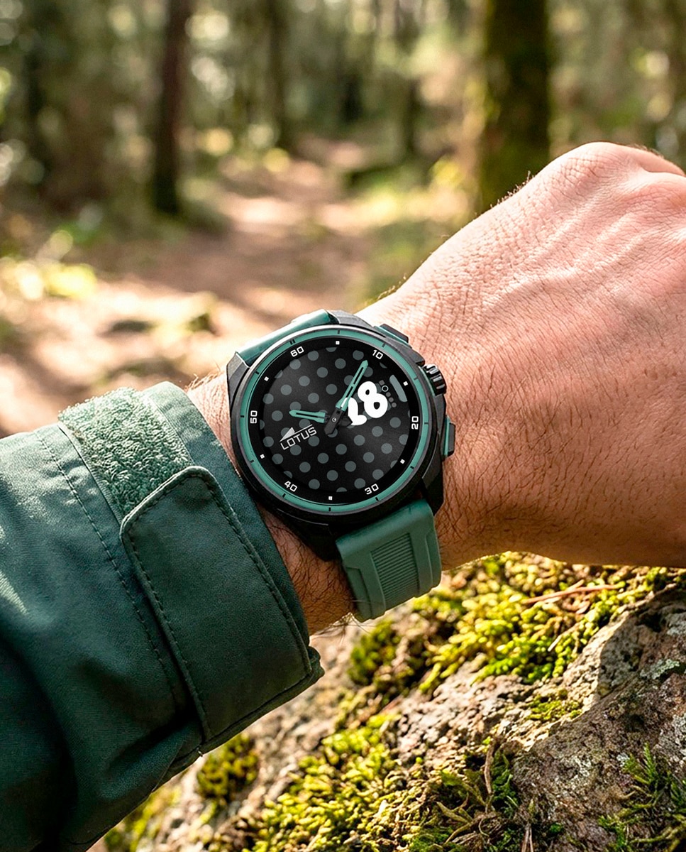 Smartwatch Unissexo 20002/3 Connected Full D de Borracha Verde Verde-6