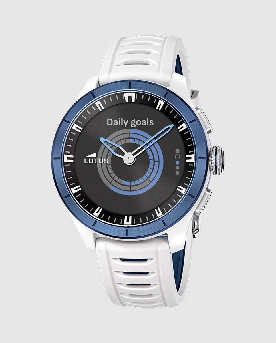 Relógio Smartwatch Unissexo 20001/1 Connected Full D de Borracha em Branco Branco-1