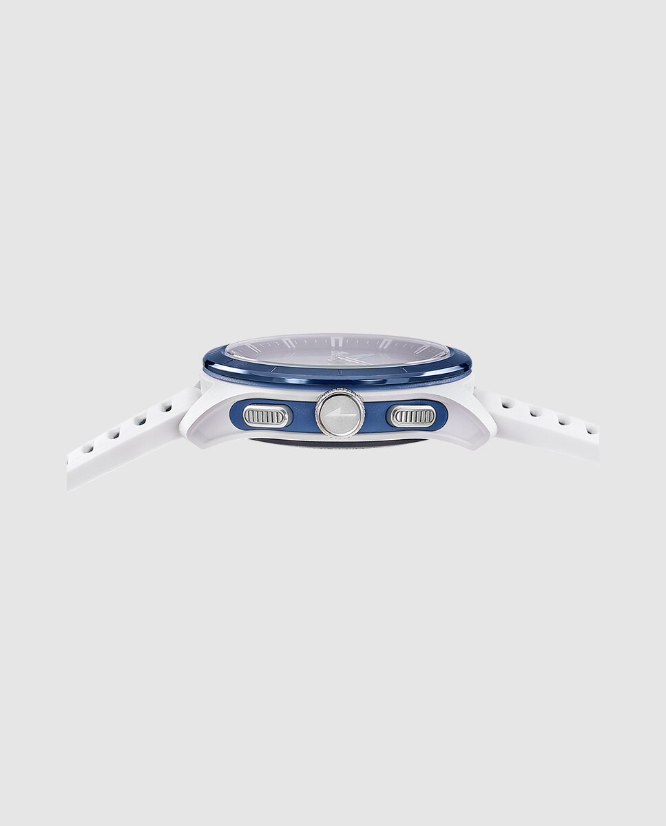 Relógio Smartwatch Unissexo 20001/1 Connected Full D de Borracha em Branco Branco-3
