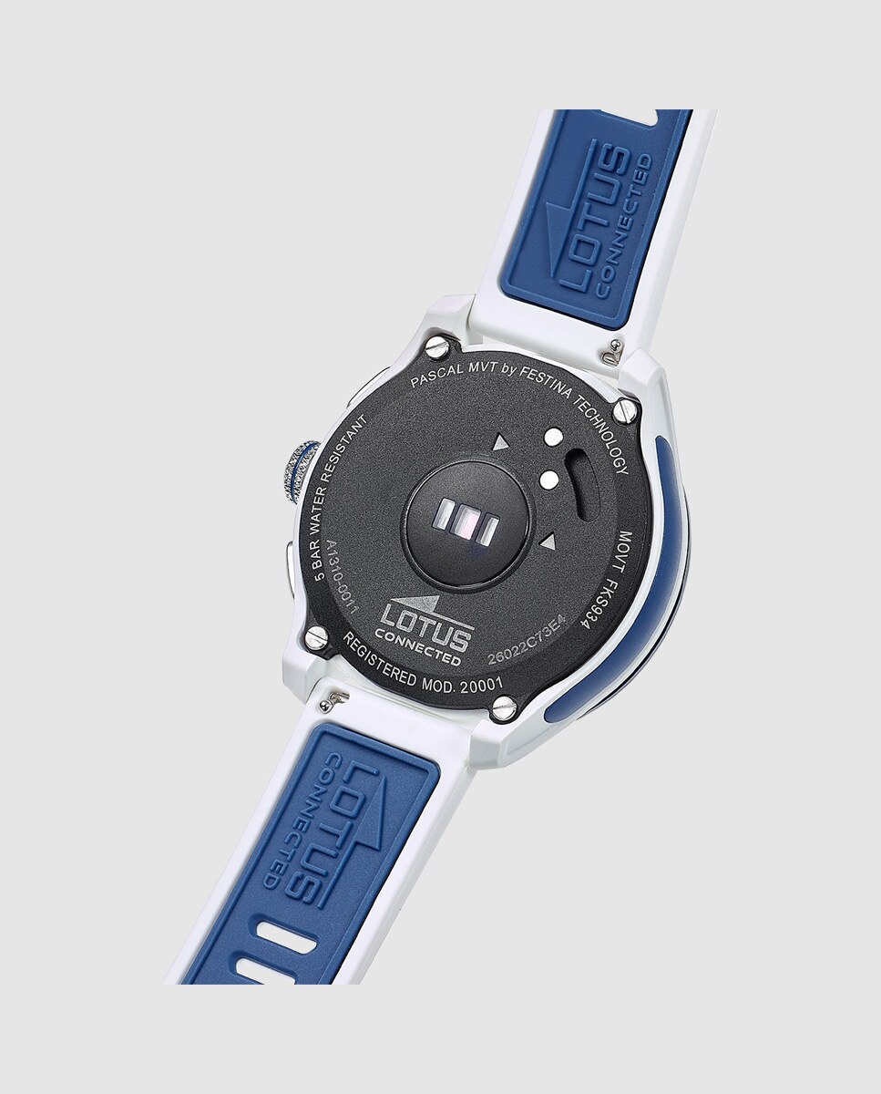 Relógio Smartwatch Unissexo 20001/1 Connected Full D de Borracha em Branco Branco-4