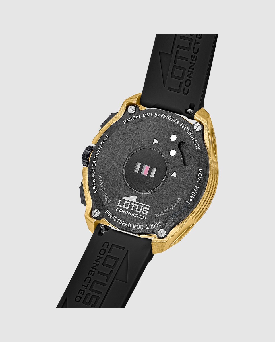 Smartwatch Unissexo 20002/5 Connected Full D de Borracha em Preto Preto-3