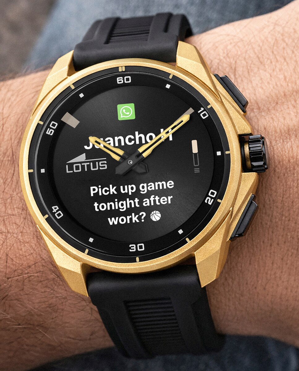 Smartwatch Unissexo 20002/5 Connected Full D de Borracha em Preto Preto-6