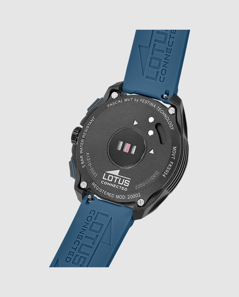 Smartwatch Unissexo 20002/4 Connected Full D de Borracha em Azul Azul-3