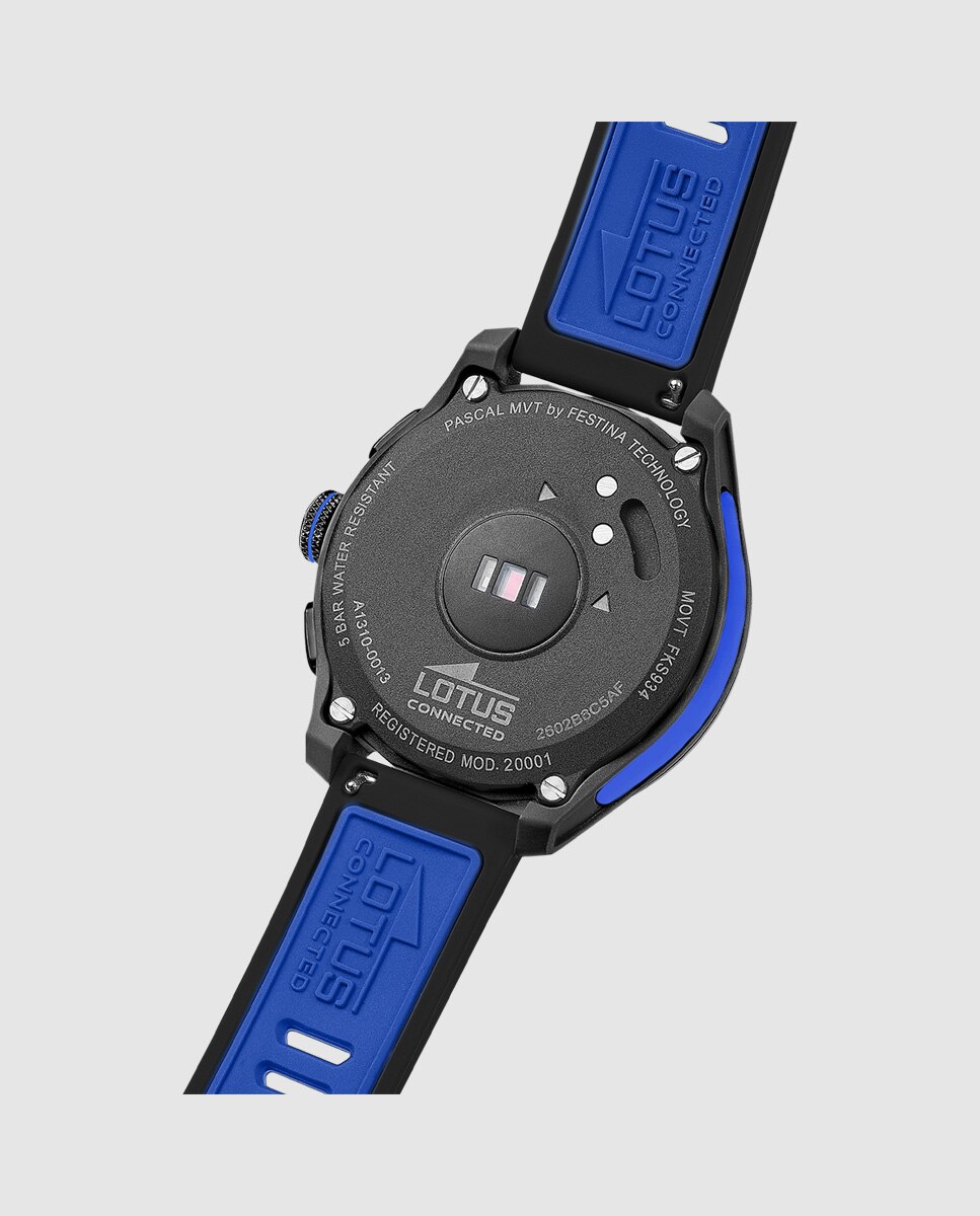 Smartwatch Unissexo 20001/8 Connected Full D de Borracha em Preto Preto-4