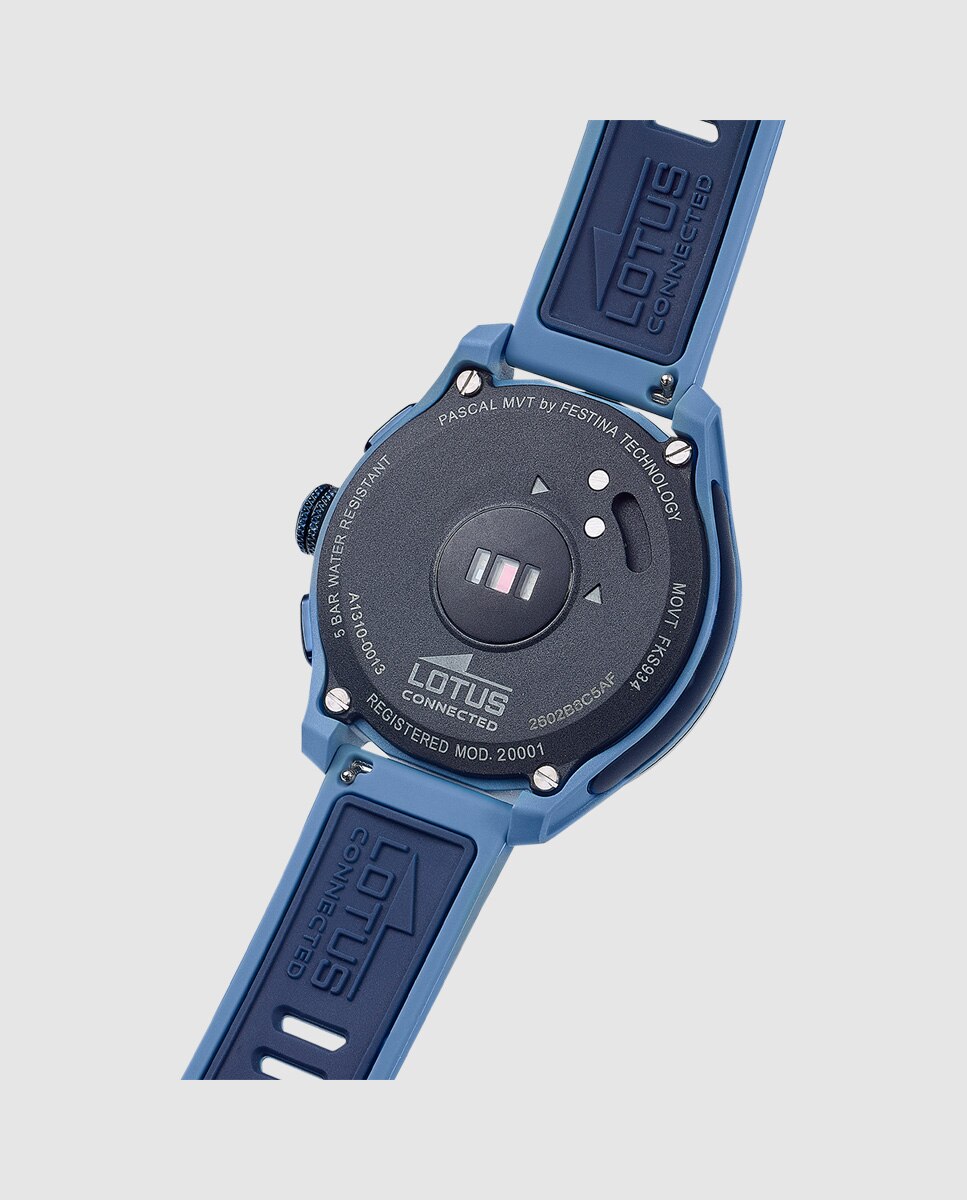 Smartwatch Unissexo 20001/3 Connected Full D de Borracha Azul Azul-4