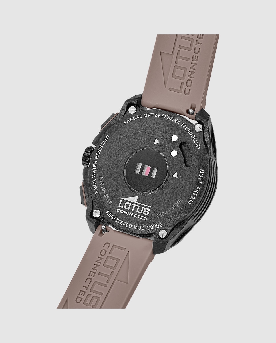 Smartwatch Unissexo 20002/2 Connected Full D de Borracha Castanho Castanho-3