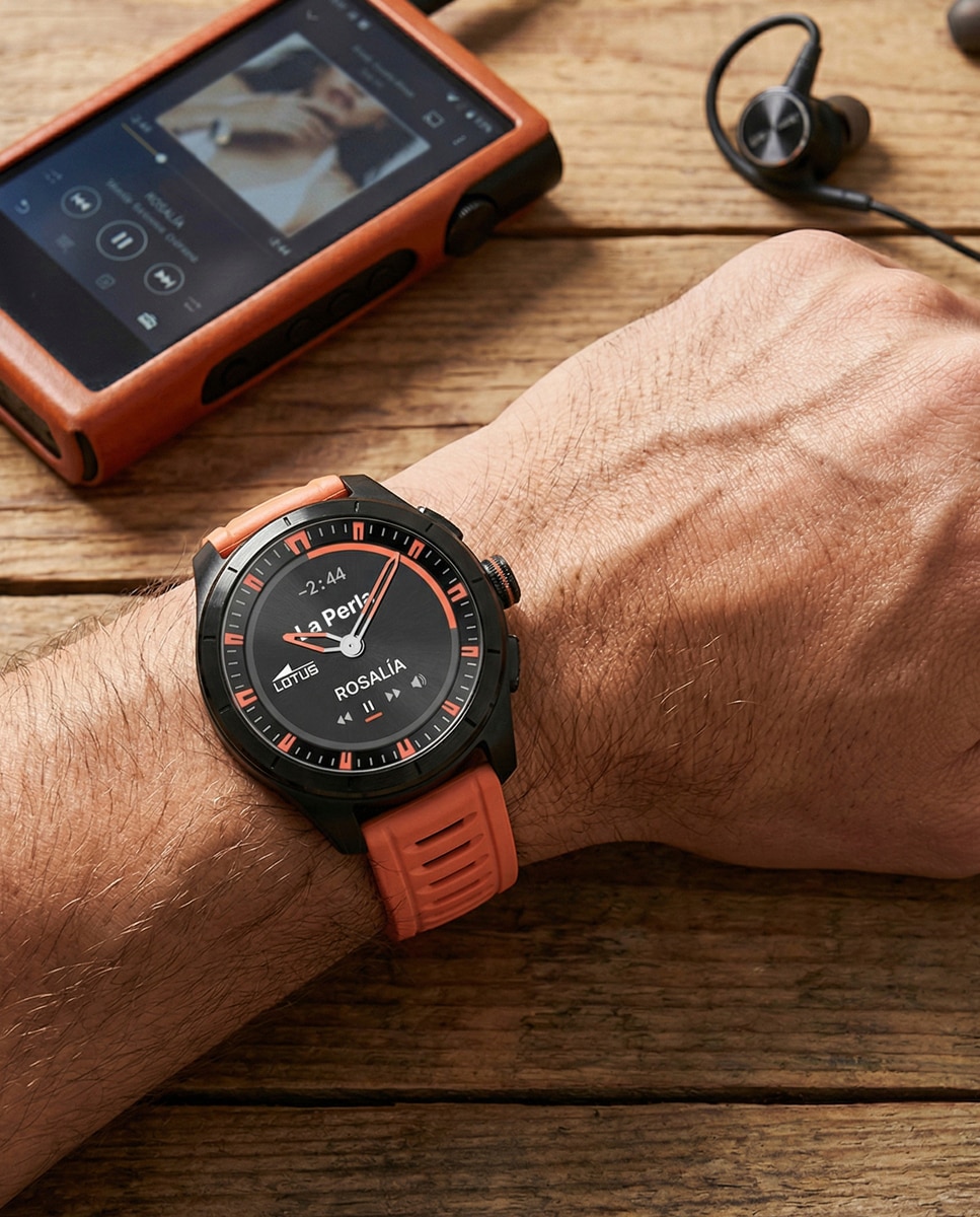 Smartwatch Unissexo 20001/6 Connected Full D de Borracha Laranja Laranja-6