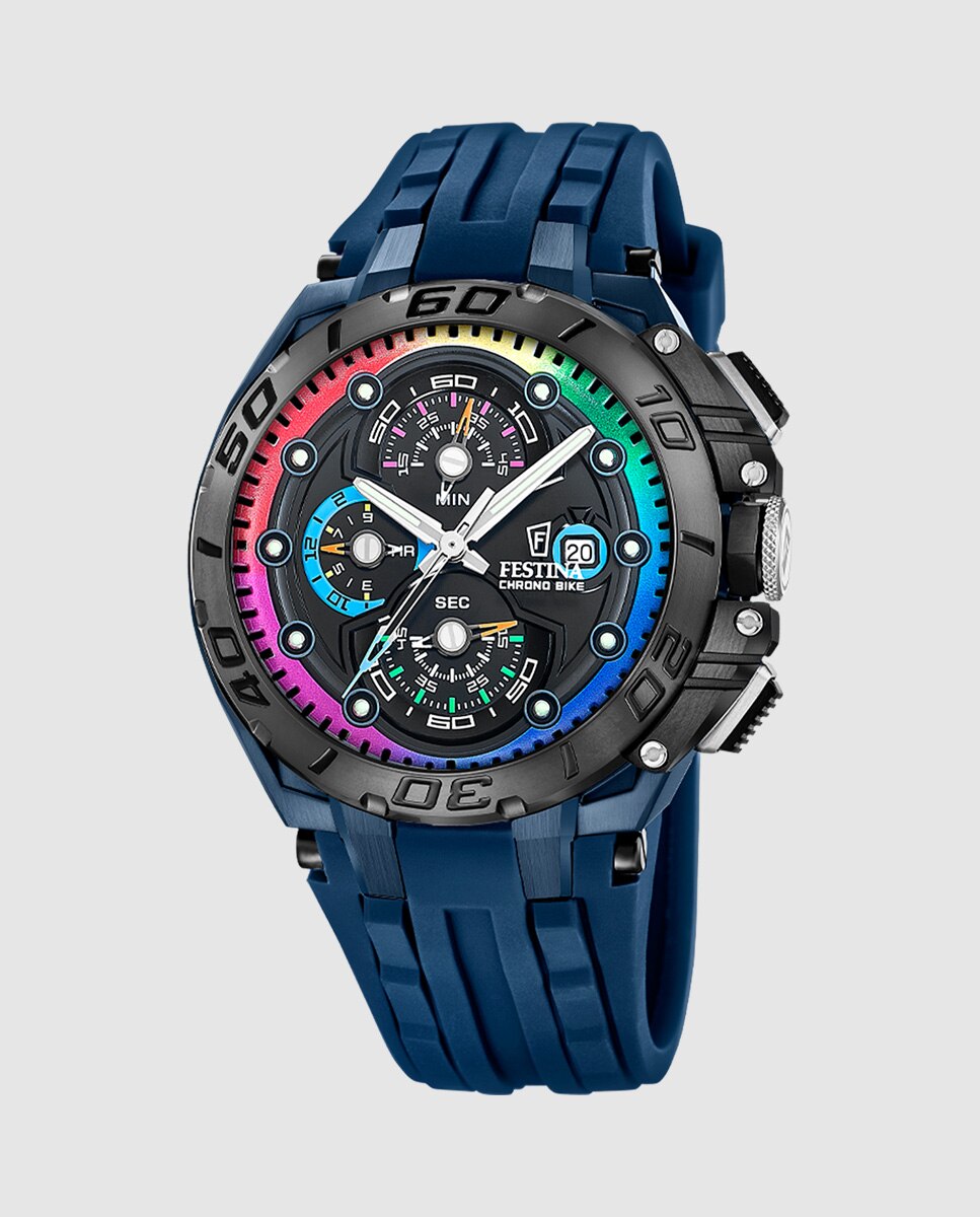 Relógio F20759/1 Chrono Bike Special Editions em Azul Azul-3